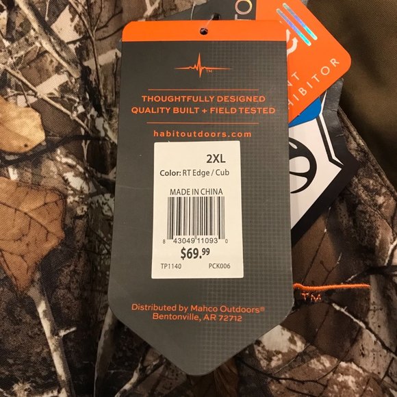 NWT Habit Towering Pines Techshell Camo Pants 2XL - Picture 13 of 16